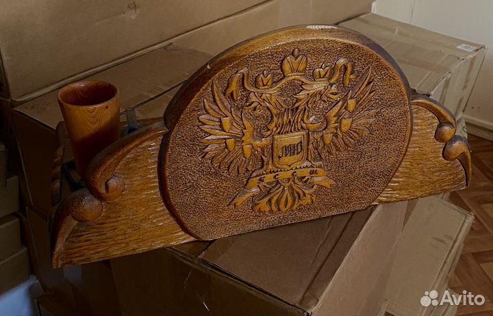 Деревянный органайзер для канцелярии