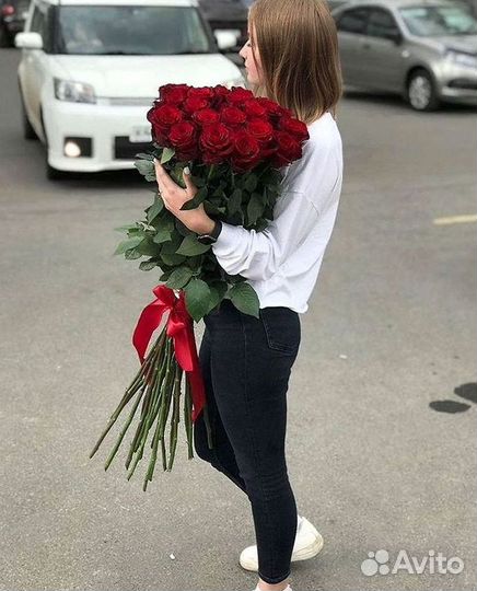 Высокие розы, букеты, цветы Доставка
