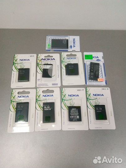 Аккумуляторы BL-5C, BL-5H, BL-4C, nokia и другие