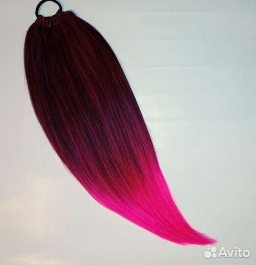 Детские хвостики на резинке