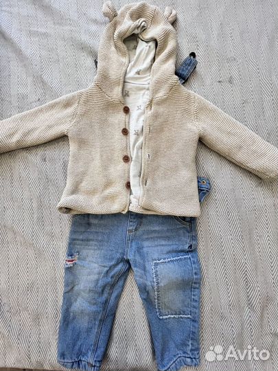 Детская одежда для девочек 74 80 пакетом