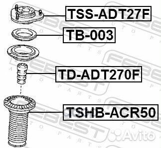 Опора переднего амортизатора tssadt27F Febest