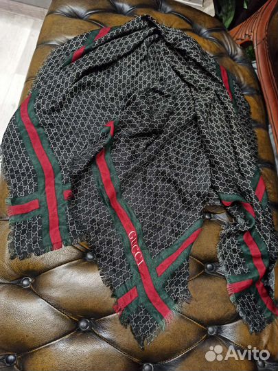 Платок теплый gucci шерсть италия