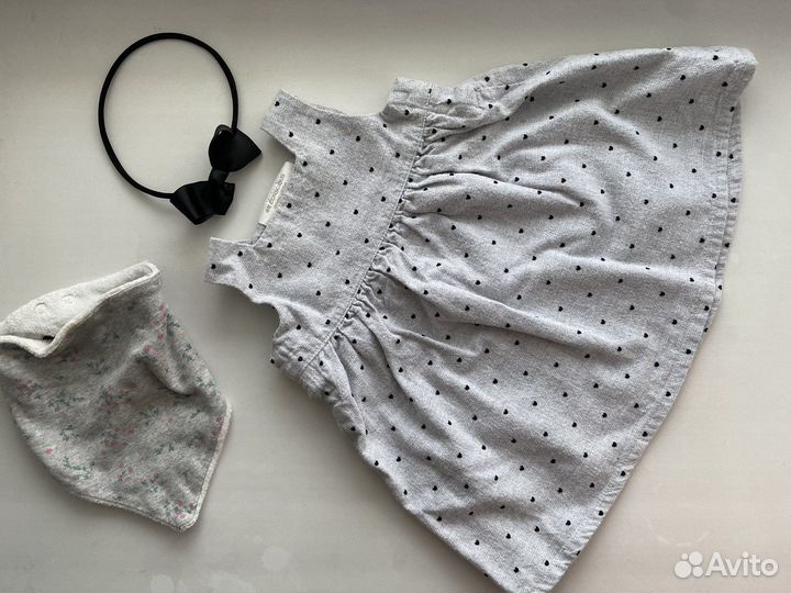Платье H&M, повязка, нагрудник