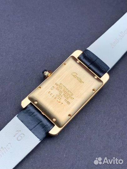 Золотые Cartier Tank Americaine 41 mm