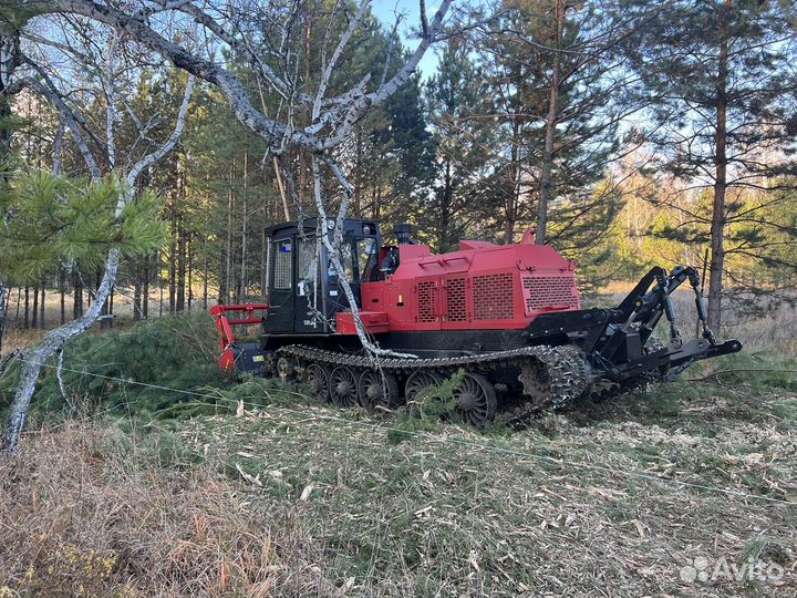 Расчистка участков,лэп,заросших полей мульчером