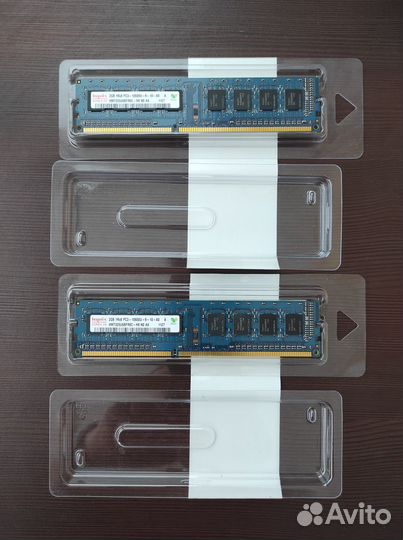 SK hynix 2 гб DDR3 1333 мгц dimm - 2 штуки