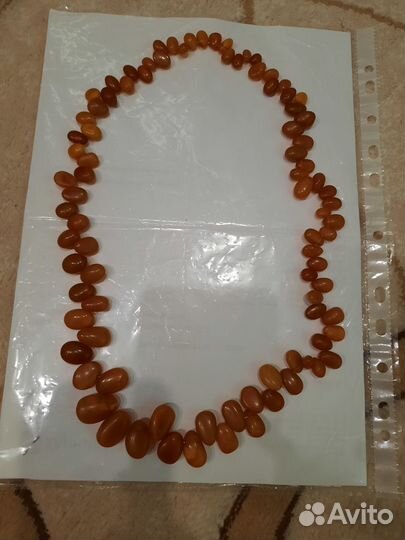 Янтарные бусы СССР