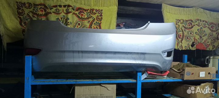 Задний бампер hyundai solaris