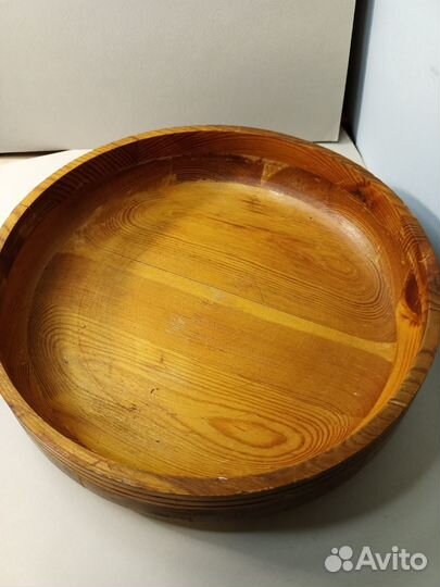 Блюдо деревянное конфетница винтаж