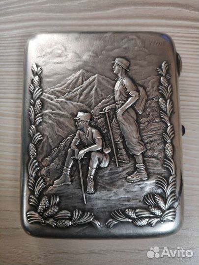 Портсигар серебряный СССР