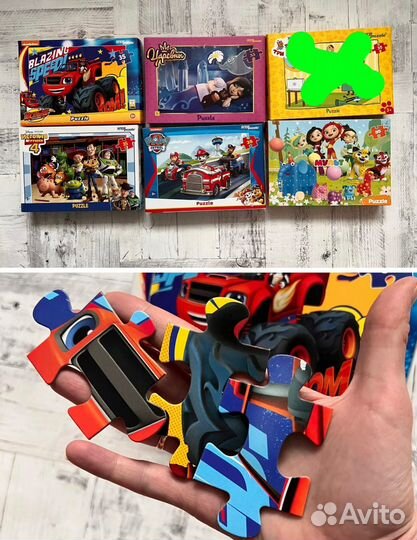 Пазлы от 12 до 160 элементов