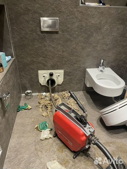 Прочистка засоров, канализации 24/7 частный мастер