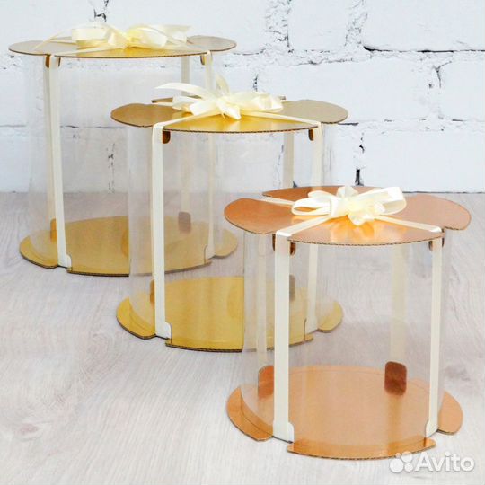 Кондитерские коробки для тортов и рулетов