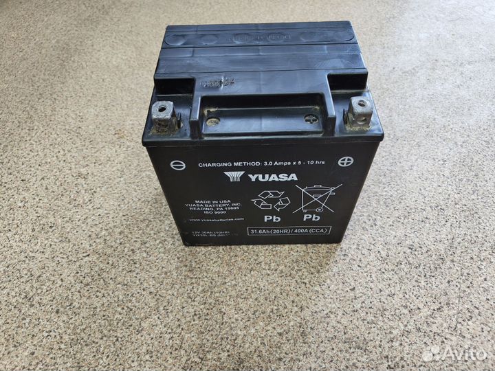 Мото аккумулятор yuasa YTX30L-BS AGM