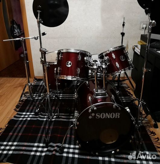 Барабанная установка Sonor F507 Combo Wine Red