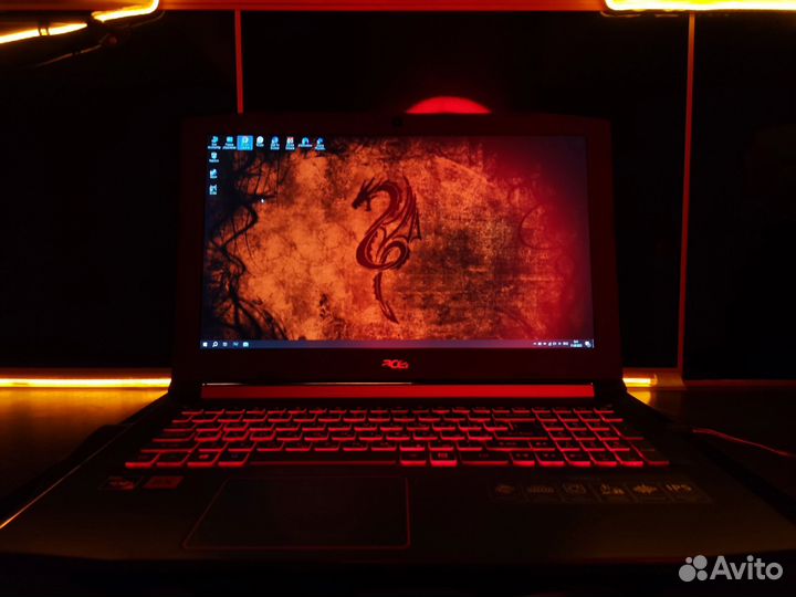 Игровой ноутбук Acer Ryzen 7 2700u и RX 560x 8/256