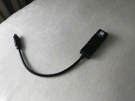 Адаптер переходник USB C - Gigabit Ethernet RJ45 L