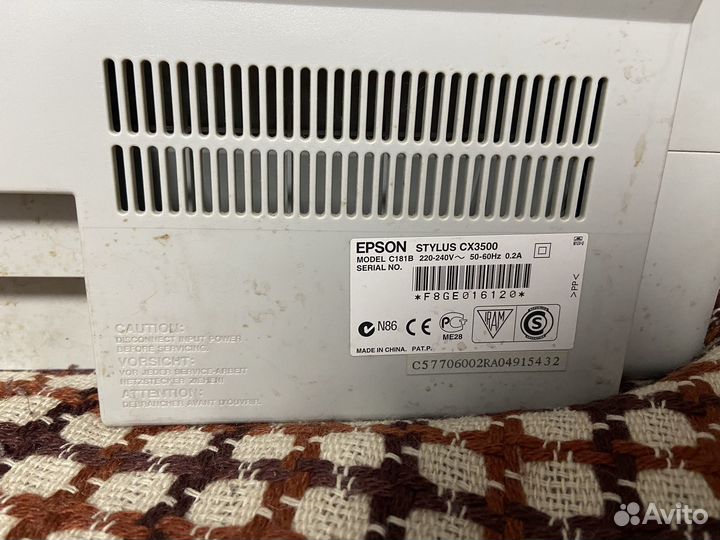 Принтер epson cx3500