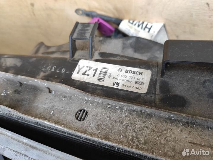 Касета радиаторов Z22YH АКПП на Опель Зафира Б