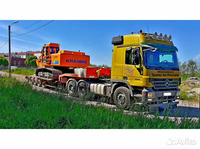 Попутный трал, перевозка негабарита по РФ и снг