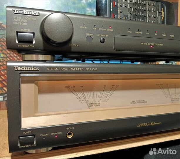 Technics SE-A900. Усилитель. Стрелки