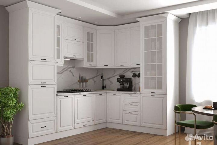 Цена за весь Белый кухонный гарнитур
