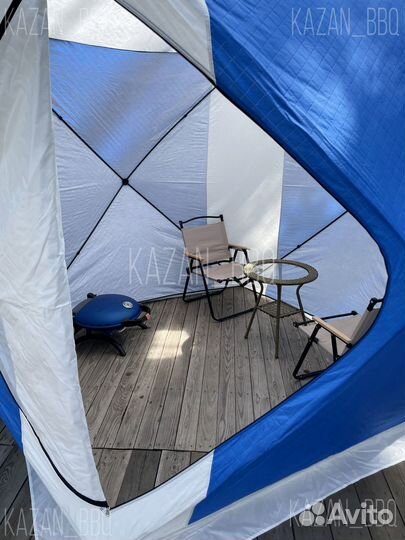 Утепленная палатка для зимней рыбалки