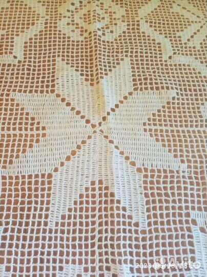 Скатерть вязаная крючком