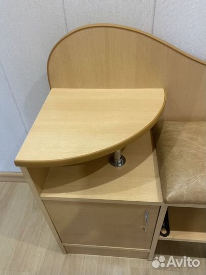 Тумба в прихожую с сиденье