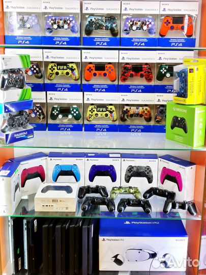 Джойстики PS5 / PS4 / PS3 / PS2 / Xbox. Новые