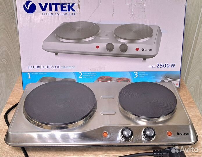 Плитка электрическая настольная Vitek vt-3702 st