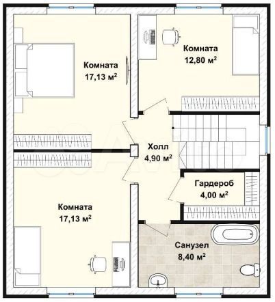 Дом 188 м² на участке 6,9 сот.