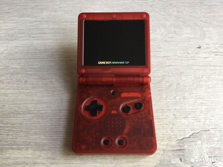 IPS Gameboy Abvance SP type-C red