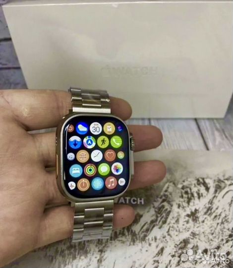 Apple Watch ultra + ремешок со звеньями в подарок