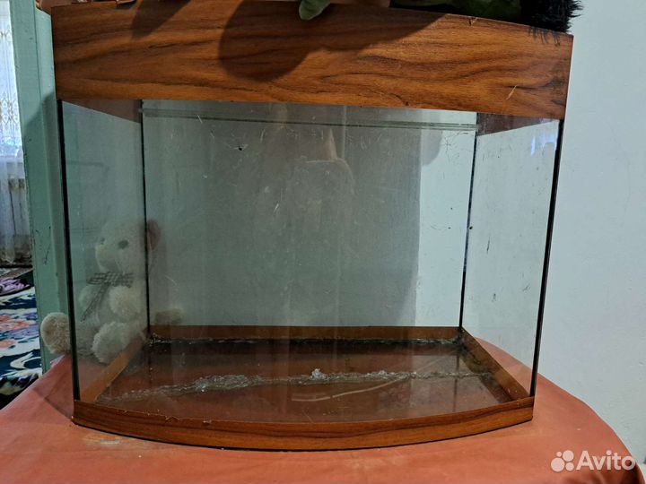 Панорамный аквариум 80-90 л