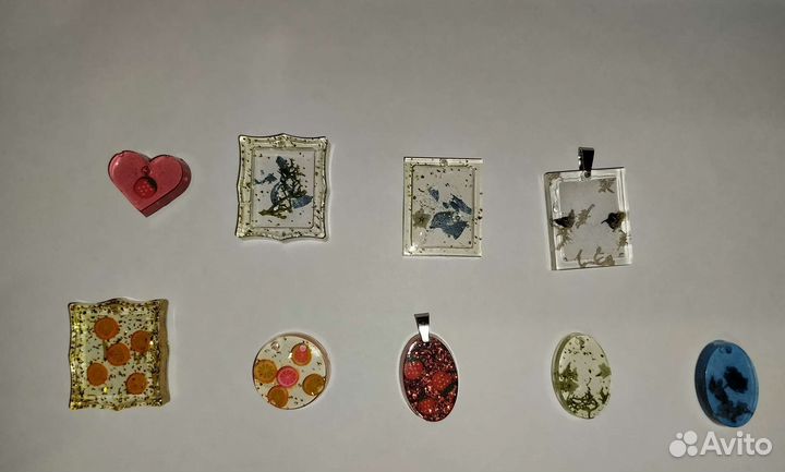 Кулоны из эпоксидной смолы