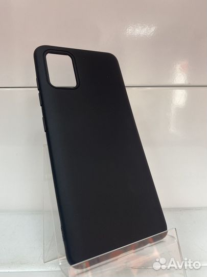 Чехол силиконовый samsung Galaxy A51 черный