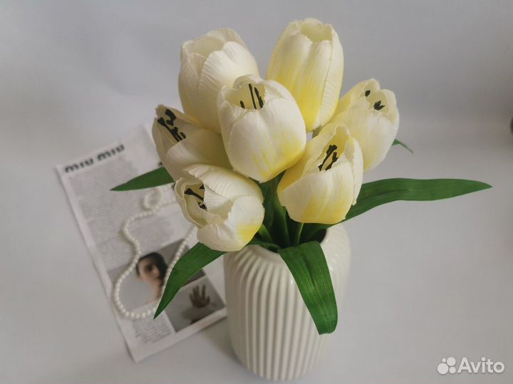 Цветы тюльпаны искусственные букет