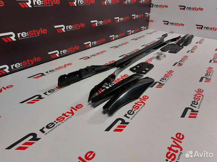 Рейлинги Toyota Harrier 30 Черные D2357