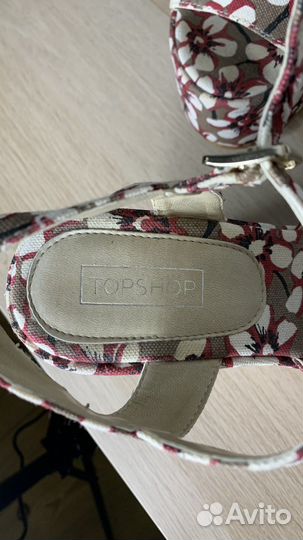 Эспадрильи босоножки на платформе top shop