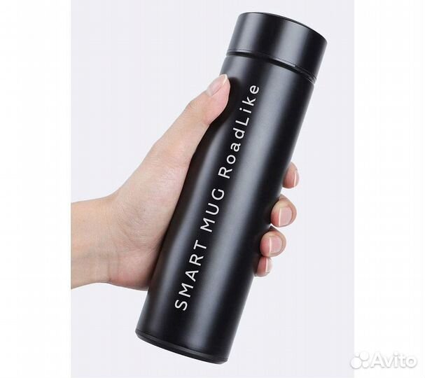 Термос с датчиком Roadlike Smart 500мл, черный