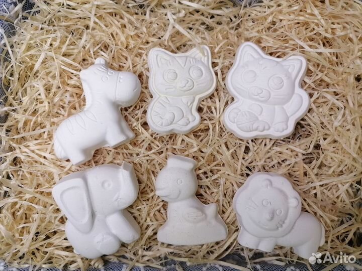 Гипсовые фигуры для раскрашивания