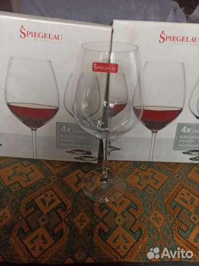 Бокалы для вина новые