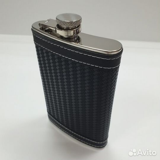 Фляжка 250 мл. (кожа ромб.)