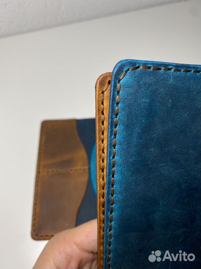 Обложка / холдер кожанный под авто документы