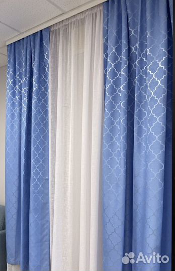 Партьеры голубой вензель