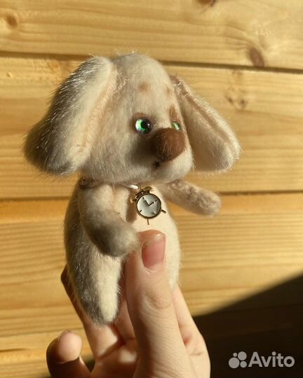 Игрушка щенок ручной работы