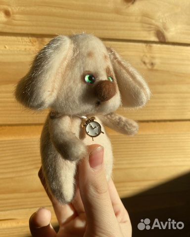 Игрушка щенок ручной работы