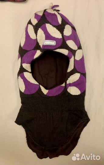 Шапка шлем Reima для девочки 52 54 зима